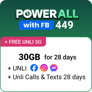 POWER ALL FB 449 with FREE UNLI 5G